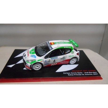 PEUGEOT 207 S2000 RALLY PRINCIPE ASTURIAS 2007 E.GARCIA OJEDA 1:43 ALTAYA IXO