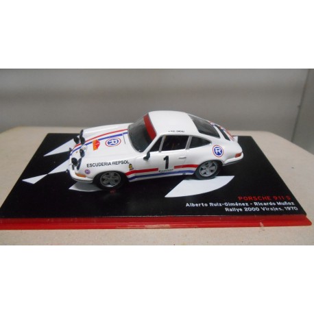 PORSCHE 911 S RALLY 2000 VIRAJES 1970 A.RUIZ-GIMENEZ 1:43 ALTAYA IXO