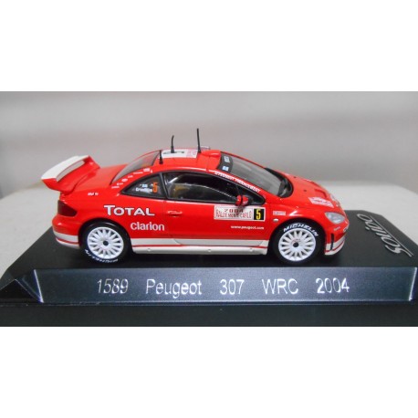 PEUGEOT 307 WRC RALLY MONTE CARLO 2004 GRONHOLM 1:43 SOLIDO 1589 URNA MAL