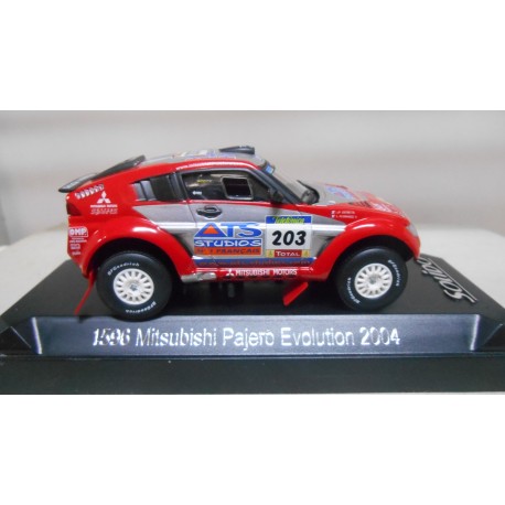 MITSUBISHI PAJERO EVO WIN RALLY PARIS-DAKAR PETERHANSEL 1:43 SOLIDO 1596 URNA MAL