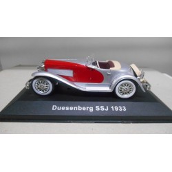 DUESENBERG SSJ 1933 SILVER & RED CLASSIC CARS 1:43 ALTAYA IXO
