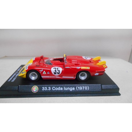 ALFA ROMEO 33.3 CODA LUNGA 24 H LE MANS 1970 GALLI-STOMMELEN 1:43 M4 HACHETTE