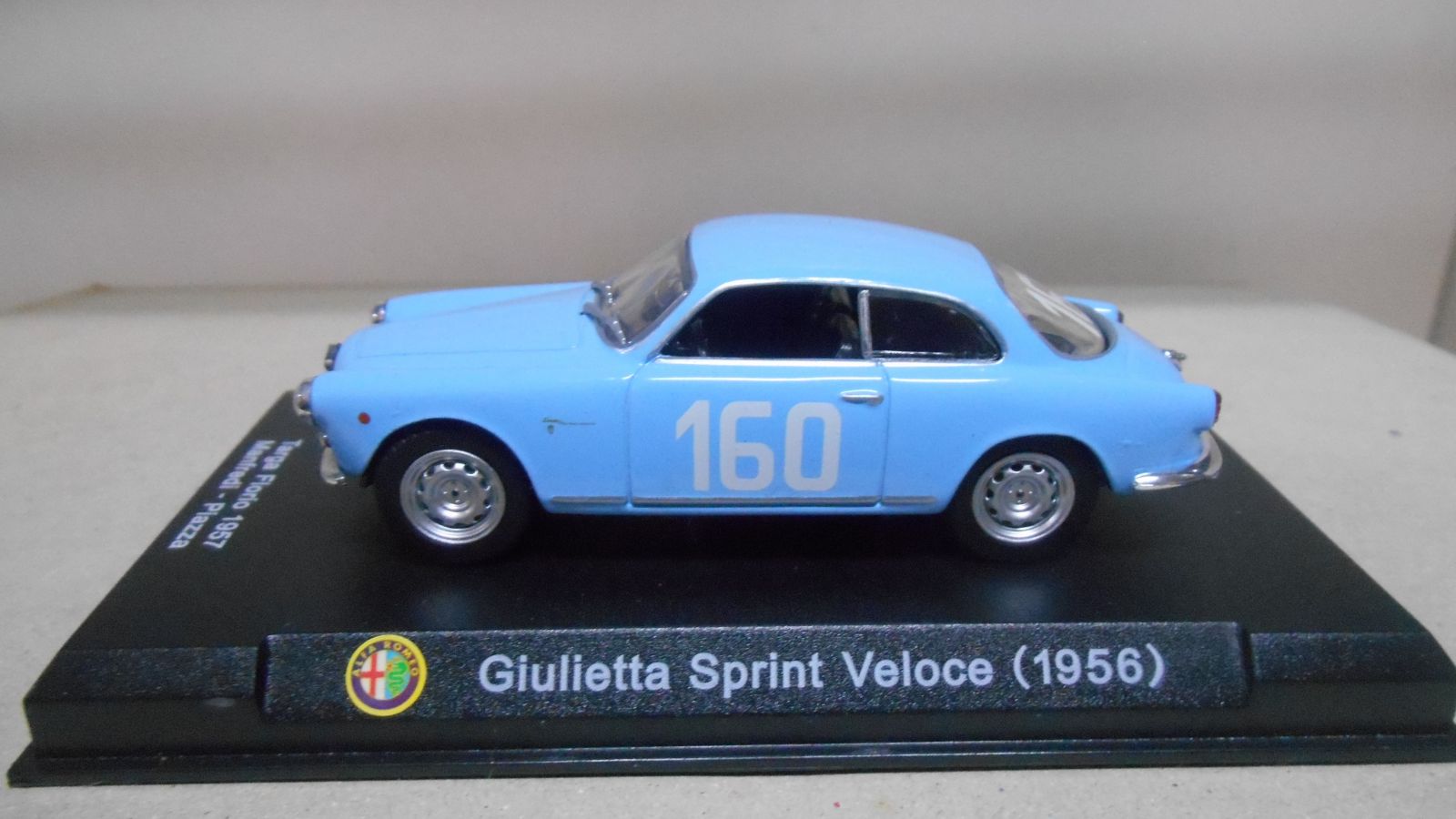ALFA ROMEO GIULIETTA SPRINT VELOCE 1956 TARGA FIORIO 1957 1:43 M4