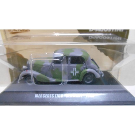 MERCEDES-BENZ 170V GERMANY 1943 WW 2 1:43 CRIEL MODEL DeAGOSTINI