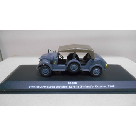 TEMPO G1200 FINNISH ARMOURED DIVISION 1942 WW 2 1:43 ALTAYA IXO