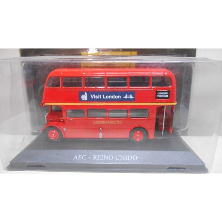 AEC ROUTEMASTER LONDON AUTOBUS/PULLMAN ARGENTINA AUTOBUSES 1:72 LA NACION IXO