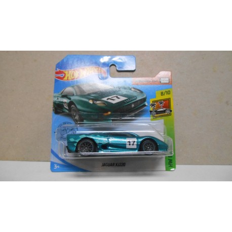 JAGUAR XJ220 n17 GREEN 8/10 EXOTICS 1:64 HOT WHEELS