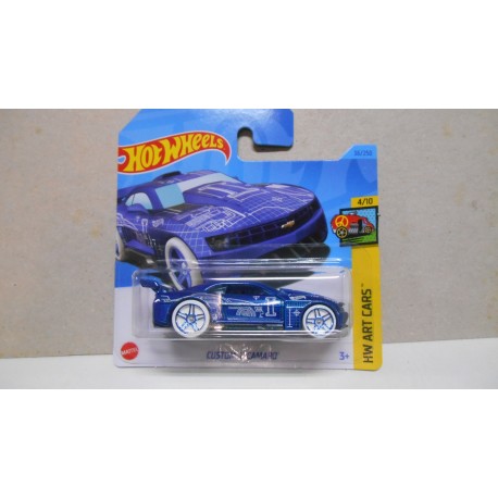 CHEVROLET CAMARO 2011 CUSTOM 4/10 ART CARS 1:64 HOT WHEELS