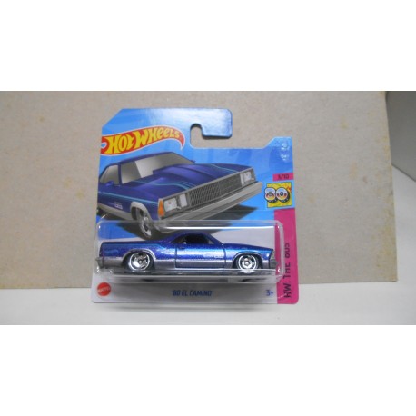 CHEVROLET EL CAMINO 1980 BLUE 3/10 THE 80´S 1:64 HOT WHEELS