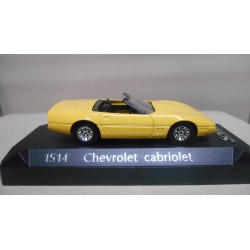 CHEVROLET CORVETTE C4 CABRIOLET 1984 YELLOW 1:43 SOLIDO 1514