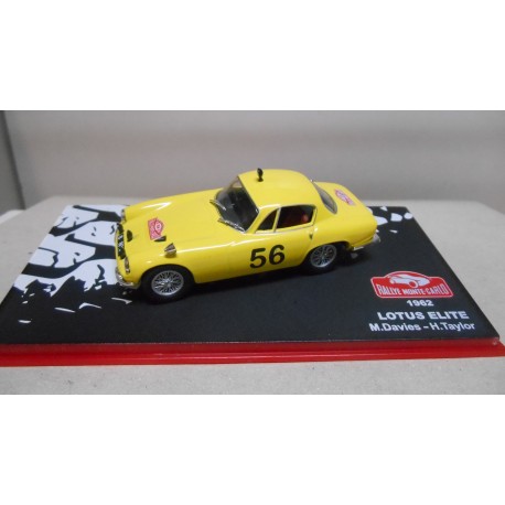 LOTUS ELITE RALLY MONTE CARLO 1962 M.DAVIES 1:43 ALTAYA IXO