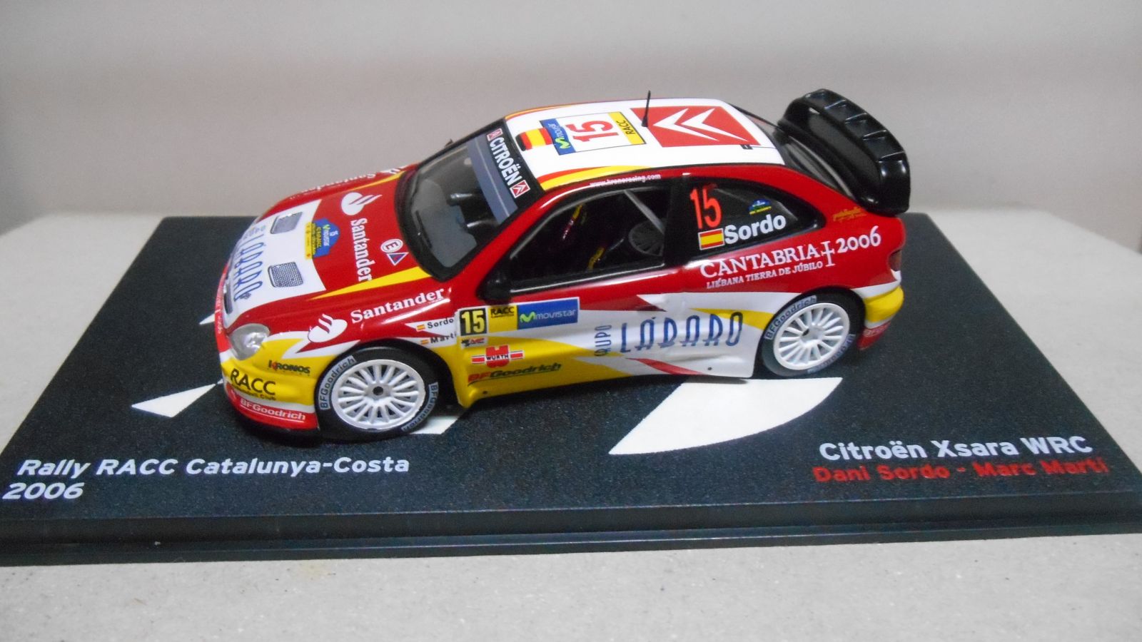 CITROEN XSARA WRC 2006 RALLY CATALUÑA DANI SORDO 1:43 ALTAYA IXO