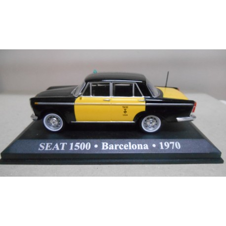 SEAT 1500 1970 TAXI BARCELONA 1:43 ALTAYA IXO