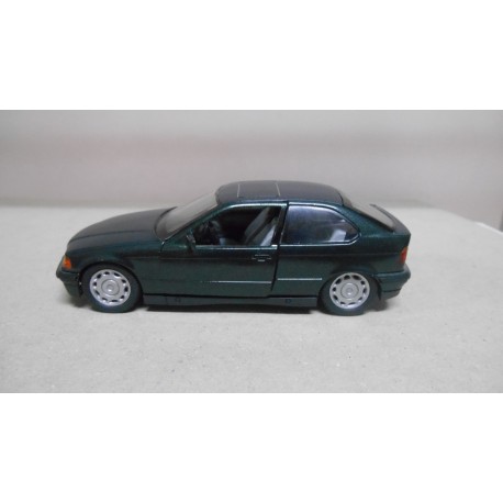 BMW E36 316i 3P COMPACT GREEN/VERDE 1:43 SCHUCO USADO/NO CAJA/V FOTO