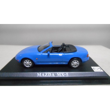 MAZDA MX-5 BLUE/AZUL 1:43 DelPrado URNA NO ORIGINAL