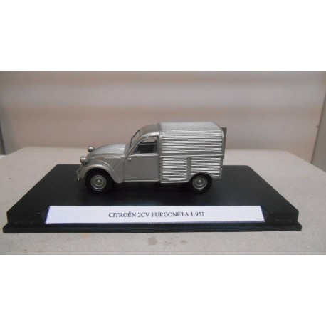 CITROEN 2CV FOURGONNETTE/CAMIONNETTE GRIS 1:43 SOLIDO CAJA NO ORIGINAL