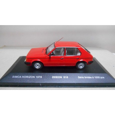 SIMCA HORIZON (TALBOT HORIZON) 1978 RED/ROJO 1:43 ODEON