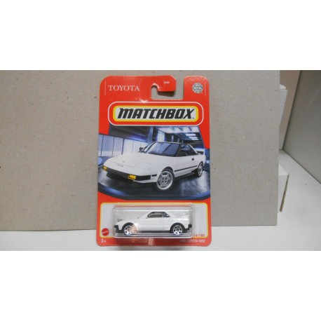 Voiture Miniature Matchbox 1/64 Toyota MR2 1984 - Rouge - Dans Sa Boîte - Neuf - Idée Cadeau Collection