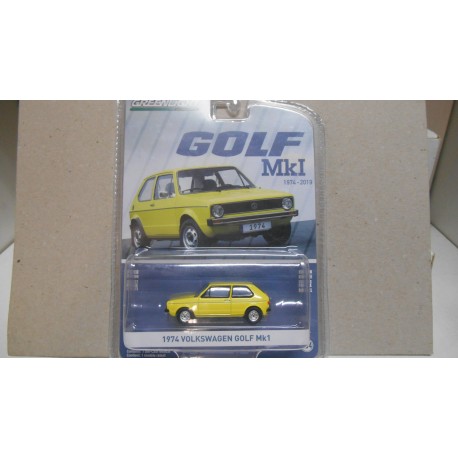 VOLKSWAGEN GOLF 1 1974 YELLOW 1:64 GREENLIGHT