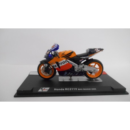 HONDA RC 211V 2005 MAX BIAGGI MOTO/BIKE 1:24 ALTAYA IXO