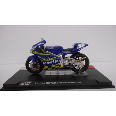 HONDA RSW 250 2004 WINNER 250CC DANIEL PEDROSA MOTO/BIKE 1:24 ALTAYA IXO