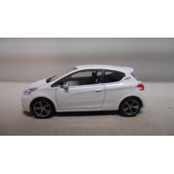 PEUGEOT 208 GTi 2012 BLANC BANQUISE apx 1:64 NOREV 3 INCHES (7,5cm)