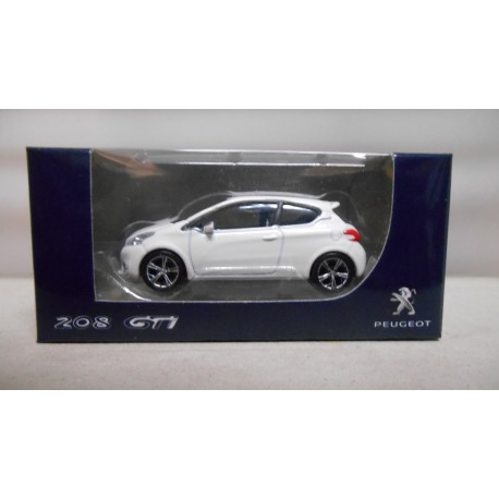 PEUGEOT 208 GTi 2012 BLANC BANQUISE NOREV 3 INCHES (7,5cm) 1:64 APX