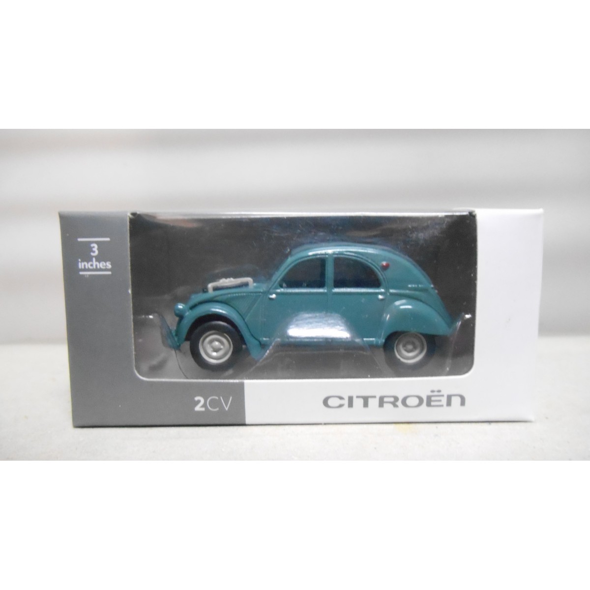 Miniature Citroën 2CV Bleue Norev - Échelle 1:54 - Métal Die-cast - 6,5 Cm - Neuf