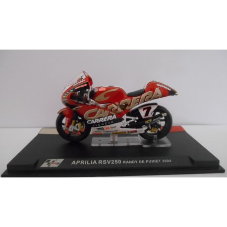 APRILIA RSV 250 2004 RANDY DE PUNIET MOTO/BIKE 1:24 ALTAYA IXO