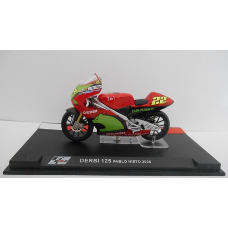 DERBI 125 2005 PABLO NIETO MOTO/BIKE 1:24 ALTAYA IXO