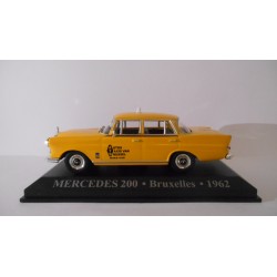 MERCEDES-BENZ W110 200D 1962 TAXI BRUXELLES BELGIUM 1:43 ALTAYA IXO