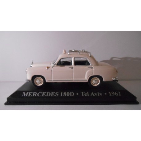 MERCEDES-BENZ W120 180 D 1962 TAXI TEL AVIV ISRAEL 1:43 ALTAYA IXO