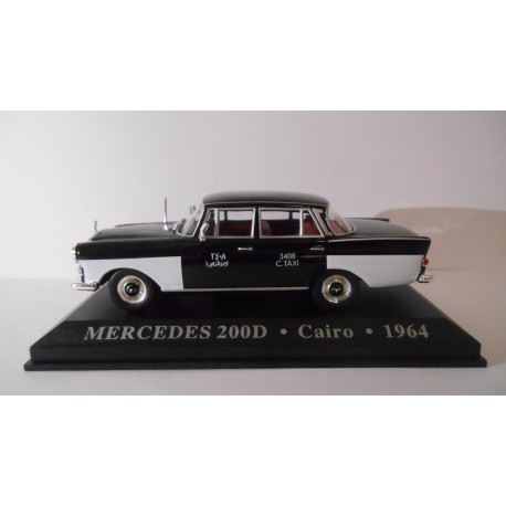 MERCEDES-BENZ W110 200 D 1964 TAXI CAIRO EGIPTO 1:43 ALTAYA IXO