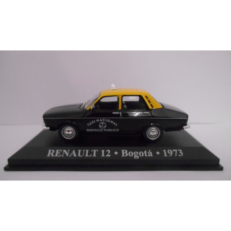 RENAULT 12 1973 TAXI BOGOTA COLOMBIA 1:43 ALTAYA IXO