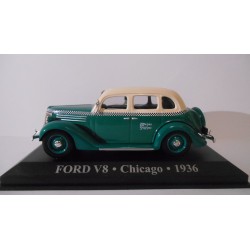 FORD V8 1936 TAXI CHICAGO USA 1:43 ALTAYA IXO