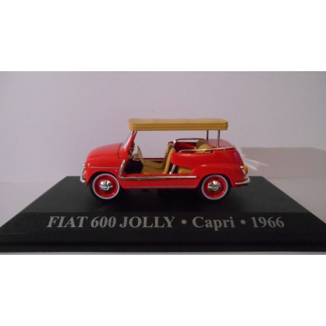 FIAT 600 JOLLY 1966 TAXI CAPRI ITALIA 1:43 ALTAYA IXO