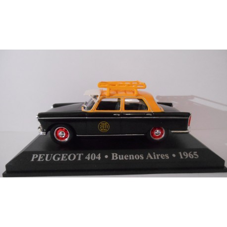 PEUGEOT 404 1965 TAXI BUENOS AIRES ARGENTINA 1:43 ALTAYA IXO