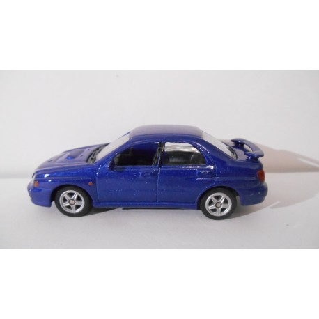 SUBARU IMPREZA BLUE 1:60 WELLY SUPER9 BCN STOCK CARS