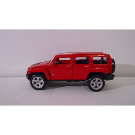 HUMMER H3 RED 1:60 WELLY SUPER9