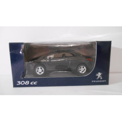 PEUGEOT 308 CC BLACK BOX DEALER NOREV 3 INCHES (7,5cm) 1:64 APX