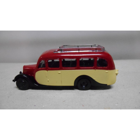 CITROEN TYPE U23 AUTOCAR 1947 JAUNE/BORDEAUX (3 INCHES) 1:87 H0 NOREV