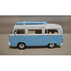 VOLKSWAGEN T2B COMBI CAMPER VAN 1973 BLUE & WHITE 1:43 NOREV JETCAR