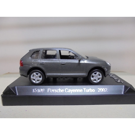 PORSCHE CAYENNE 2002 TURBO GRIS 1:43 SOLIDO 15109