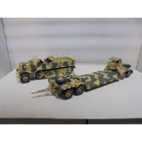 Sd.kfz.9 FAMO 18t + REMOLQUE GERMANY WW2 1:72 ALTAYA IXO DEFECT/V FOTO