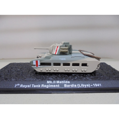 MATILDA MK.II 7th ROYAL TANK REG LYBIA 1941 UK WW2 1:72 ALTAYA IXO