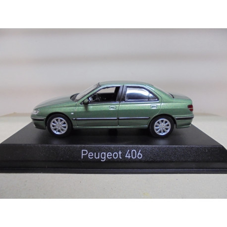 PEUGEOT 406 2002 GREEN 1:43 NOREV 474620