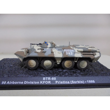 BTR-80 1999 98 AIRBONE DIV KFOR RUSSIA SERBIA 1:72 ALTAYA IXO