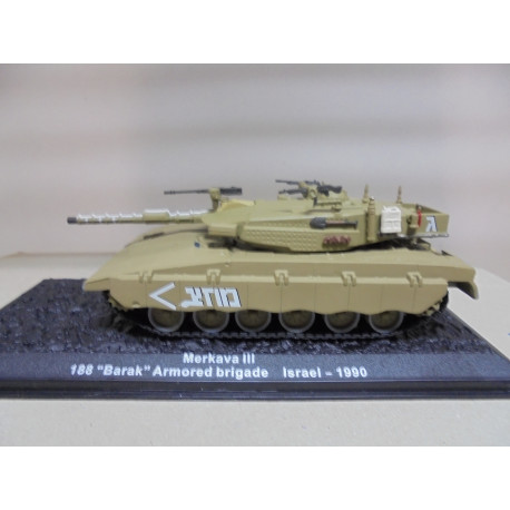 TANK MERKAVA III 1990 188 BARAK ARM BRIG ISRAEL 1:72 ALTAYA IXO