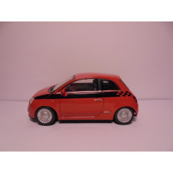 FIAT 500 RED & BLACK 1:43 WELLY NEX