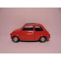 FIAT NUOVA 500 RED & BLACK 1:43 WELLY NEX